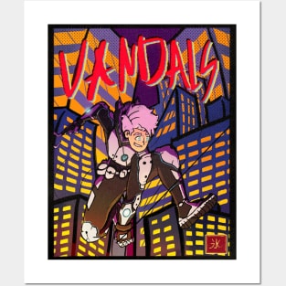 "VANDALS" Swinging in the city Posters and Art